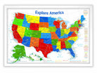 USA map for kids