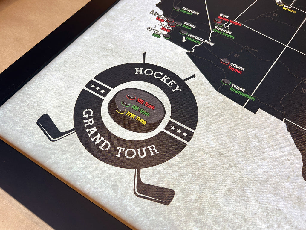 Hockey arena map