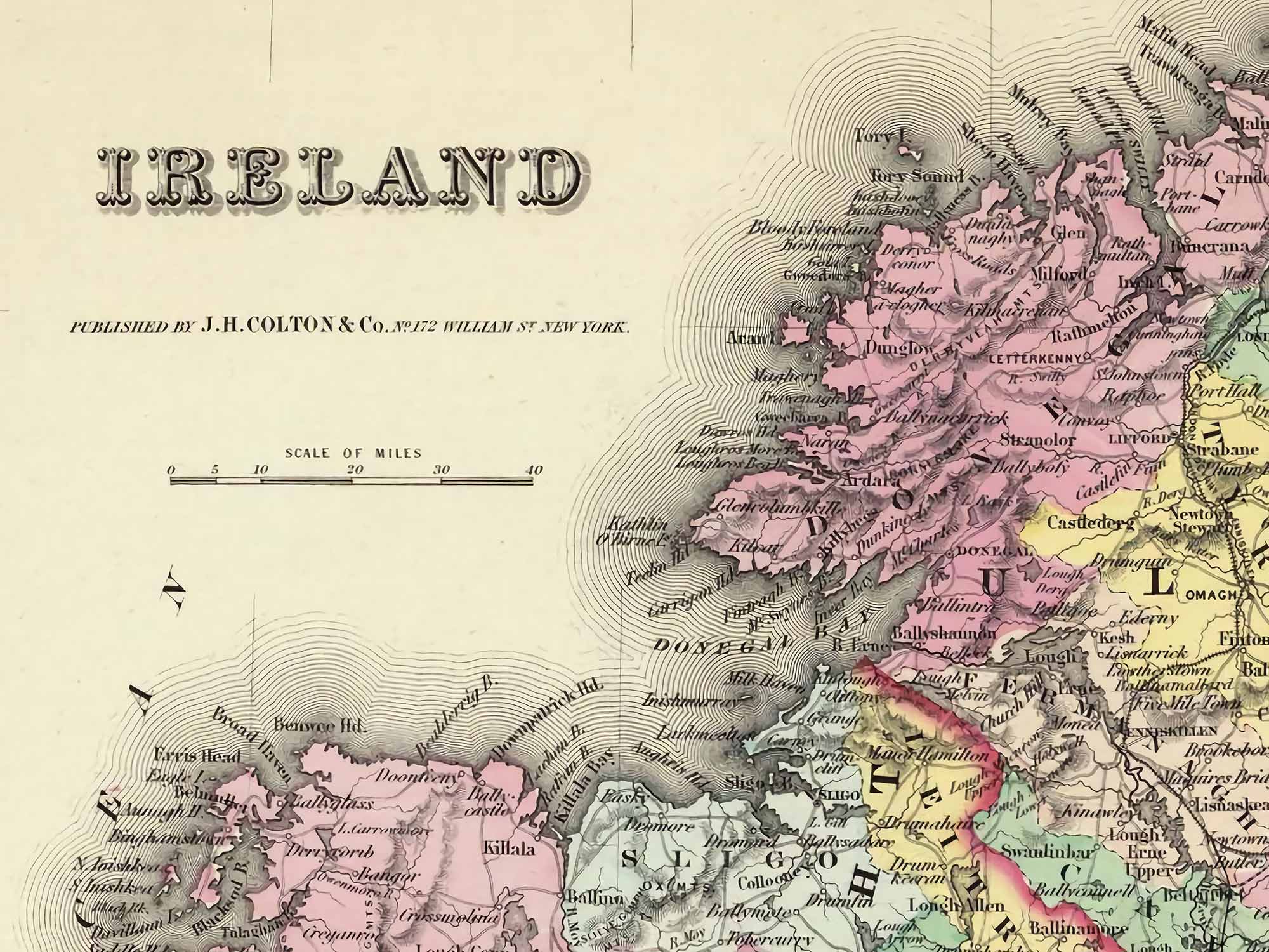 ireland map europe