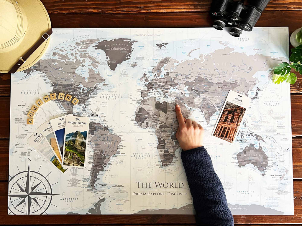 world map pin board for couples