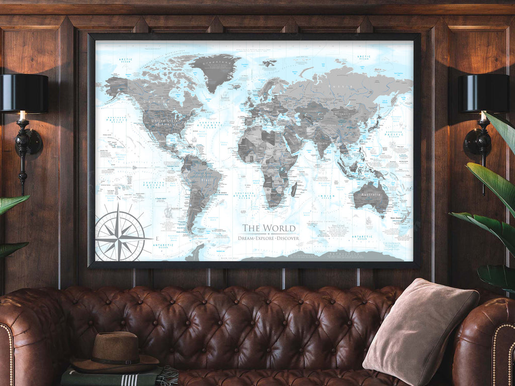 giant world map for classroom