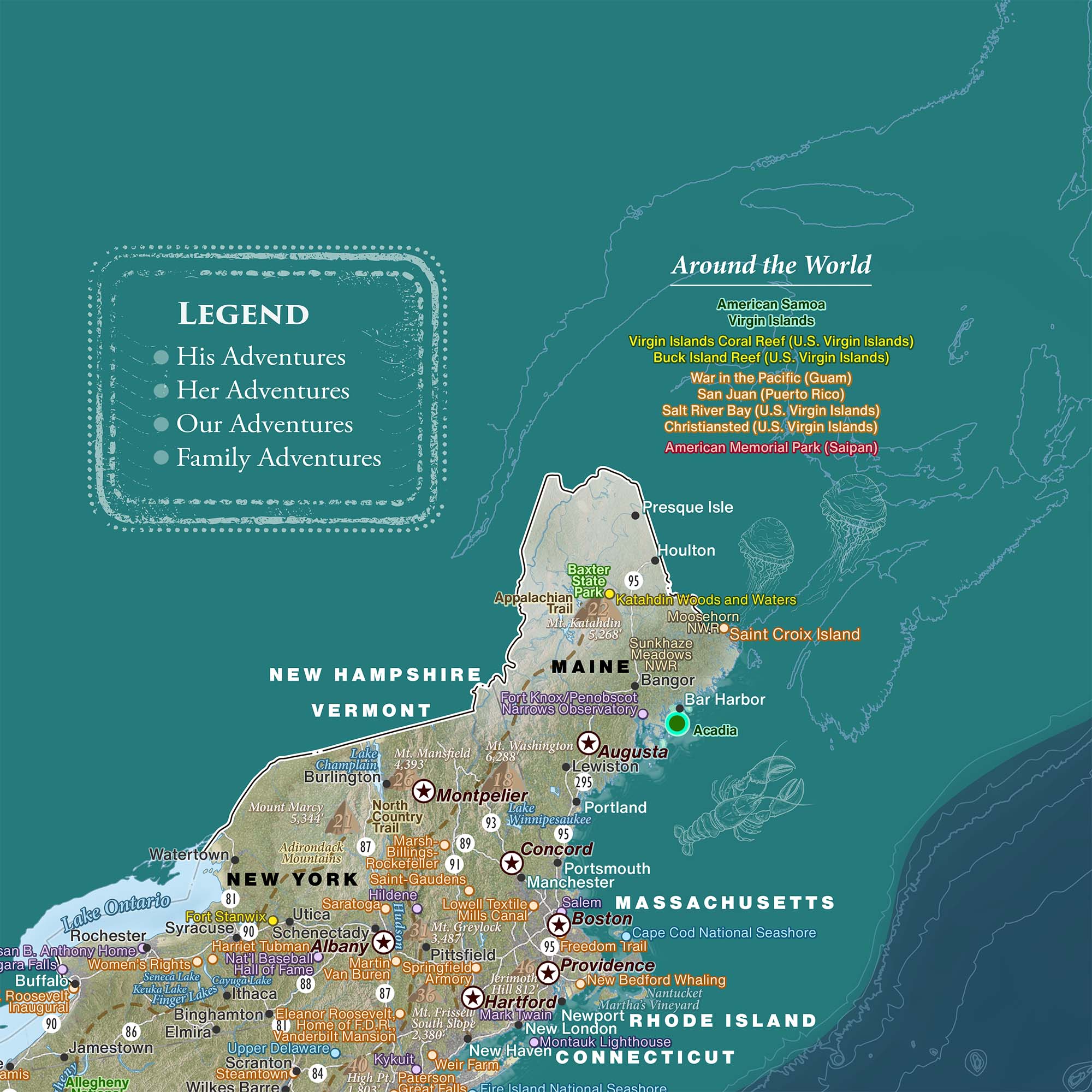 custom legend for map