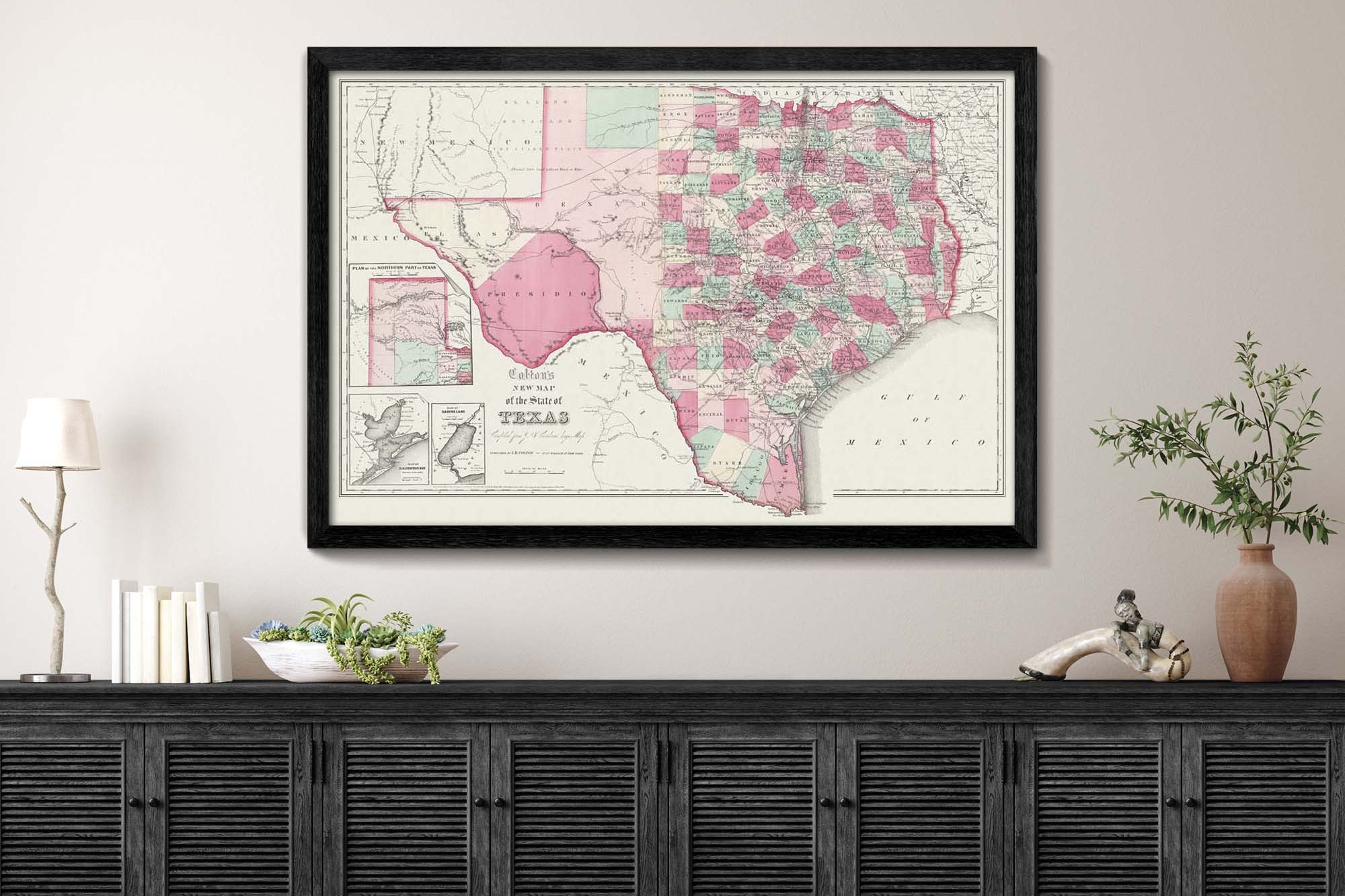 old texas maps for sale