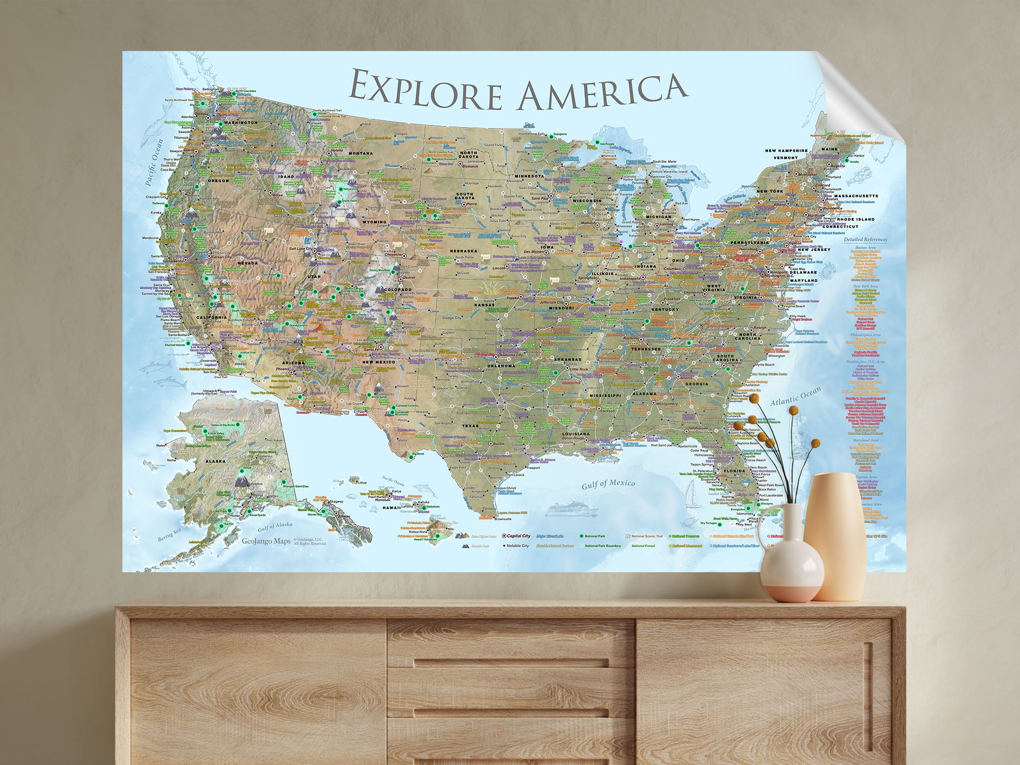 personalized usa map