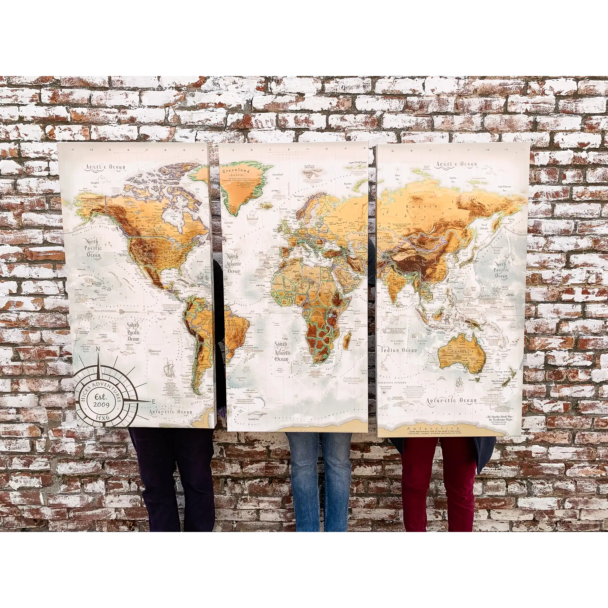 60x40 (Three 20x40 Panels)