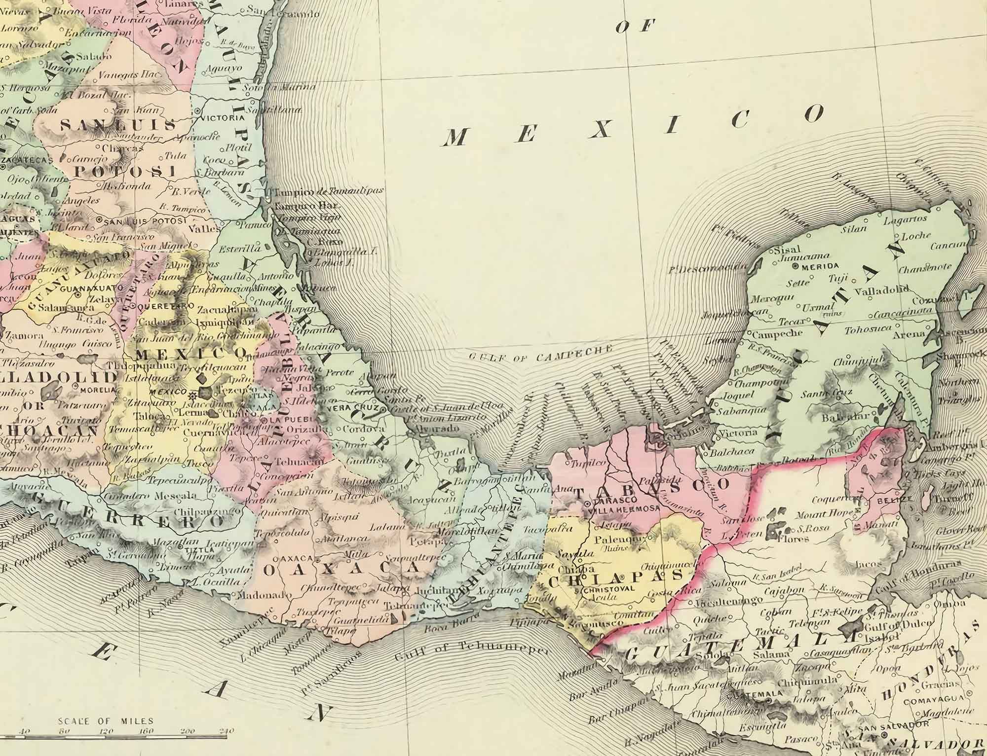 Mexico explorer map