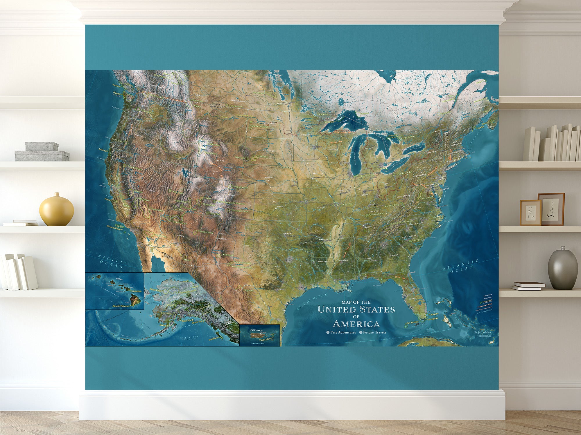 physical map of the us