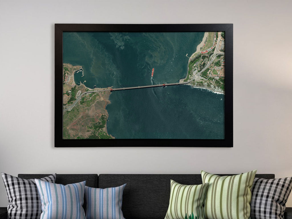 Satellite photo of San Francisco 