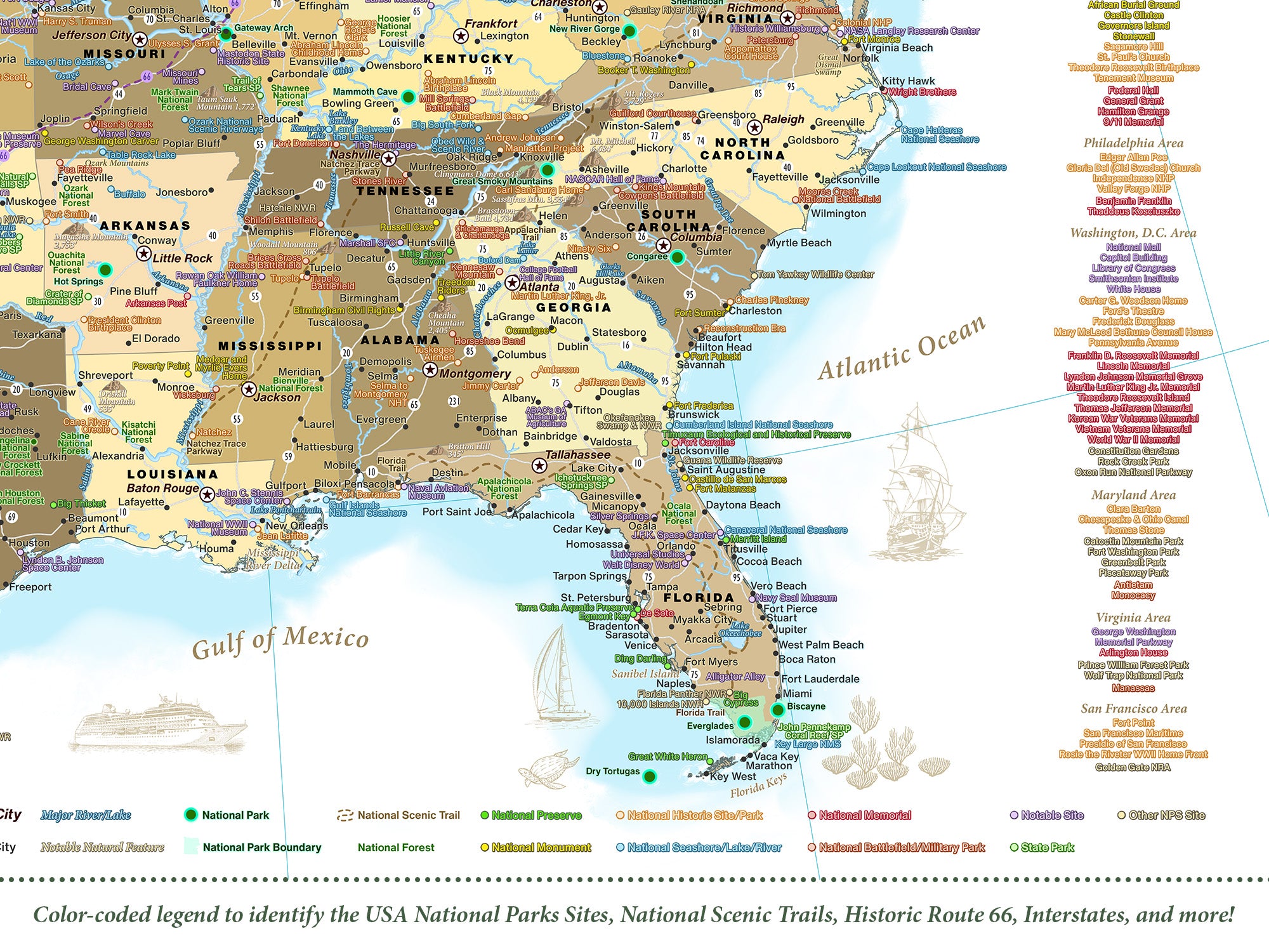 national parks map tracker