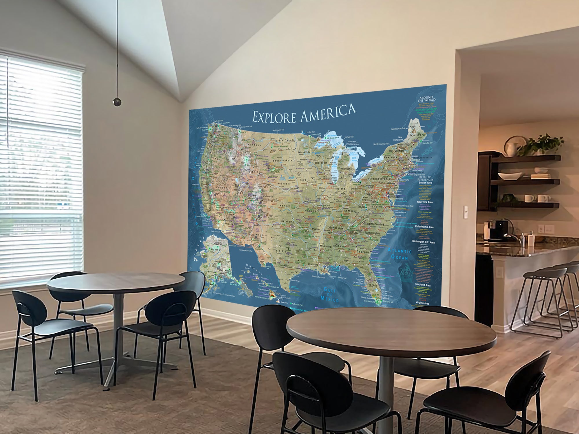 national parks visitor center map
