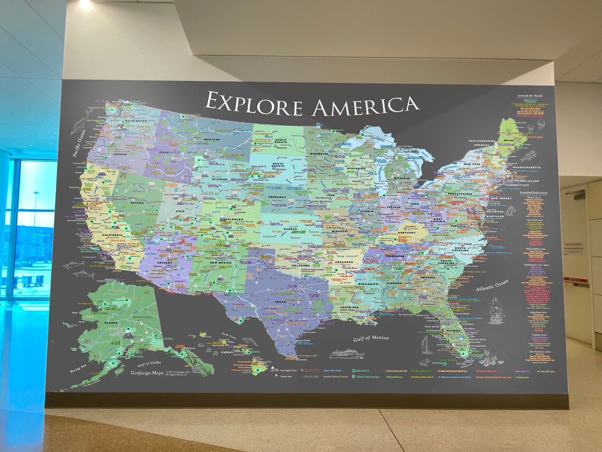 canvas wall art national parks decor