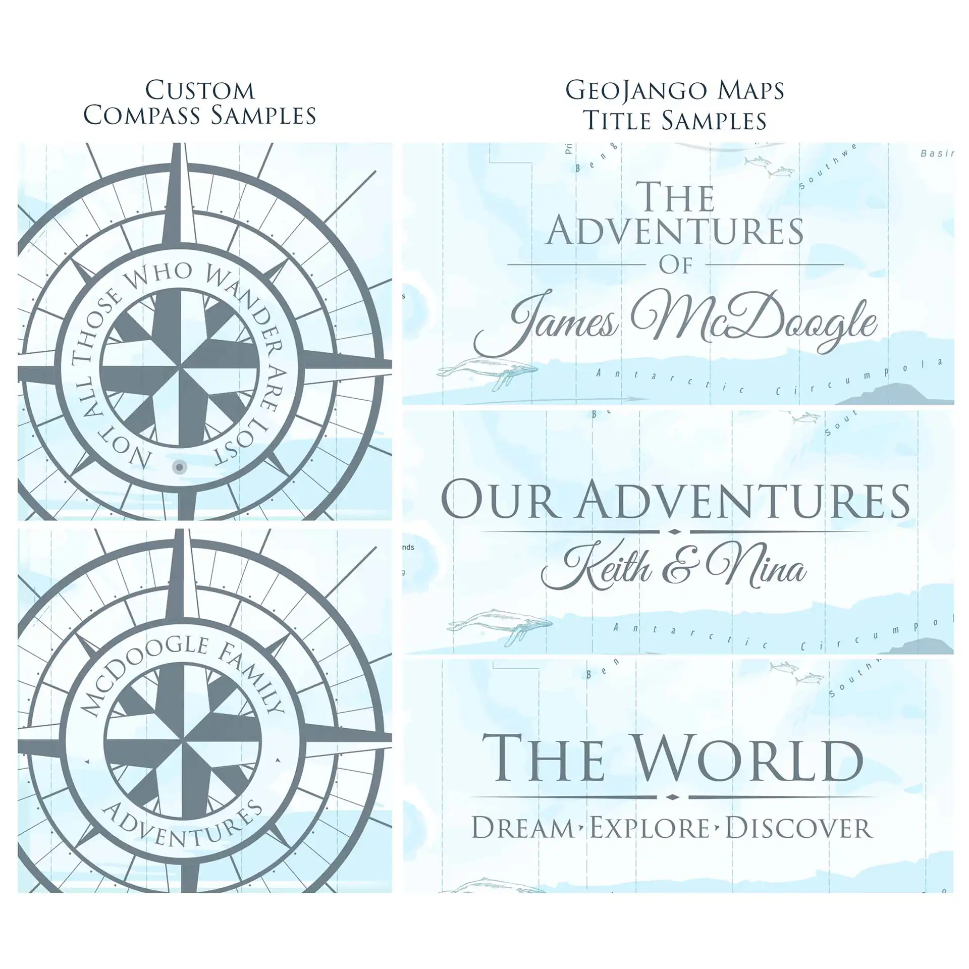 Personalized map example