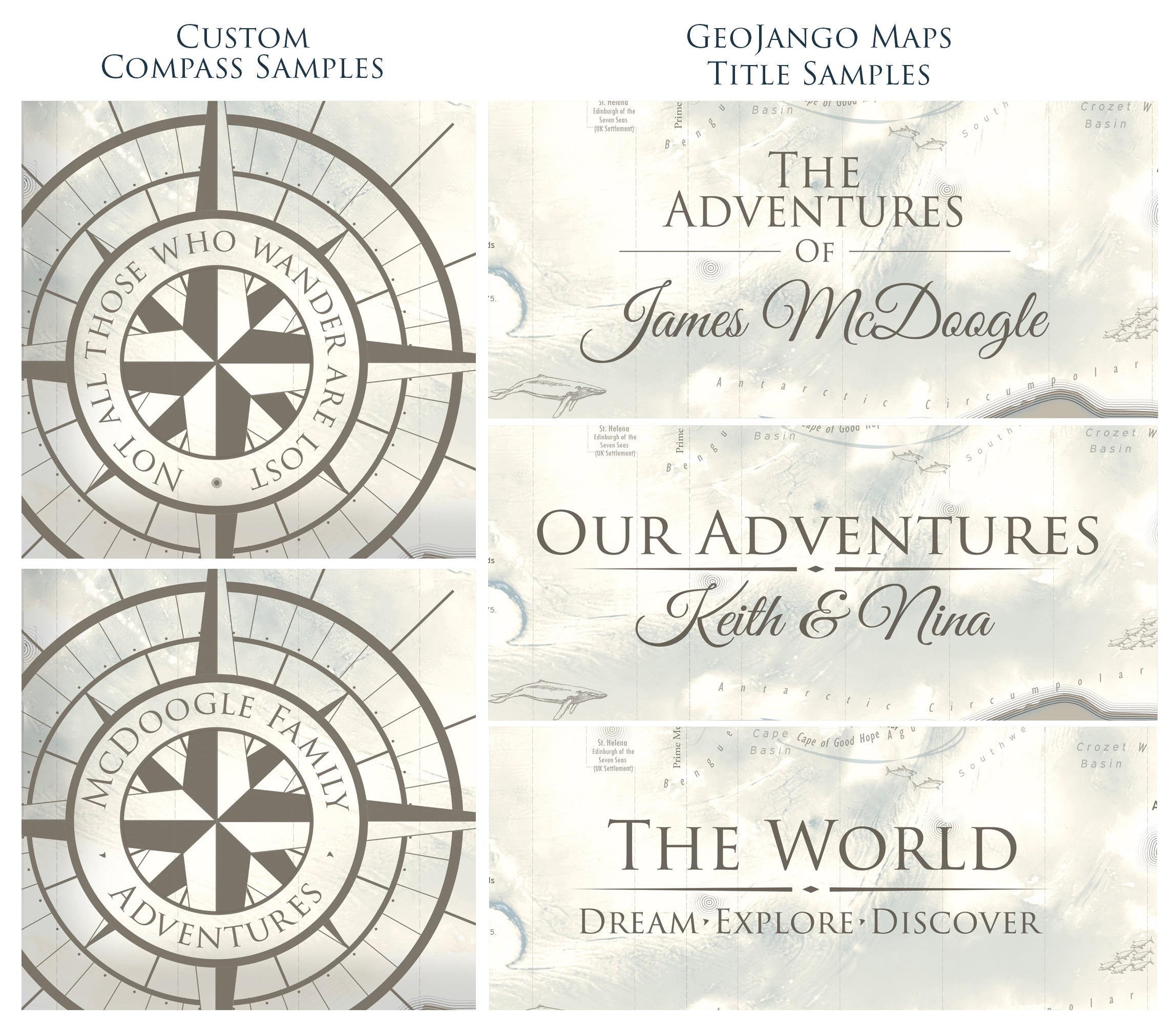 Map Gem Stickers – GeoJango Maps