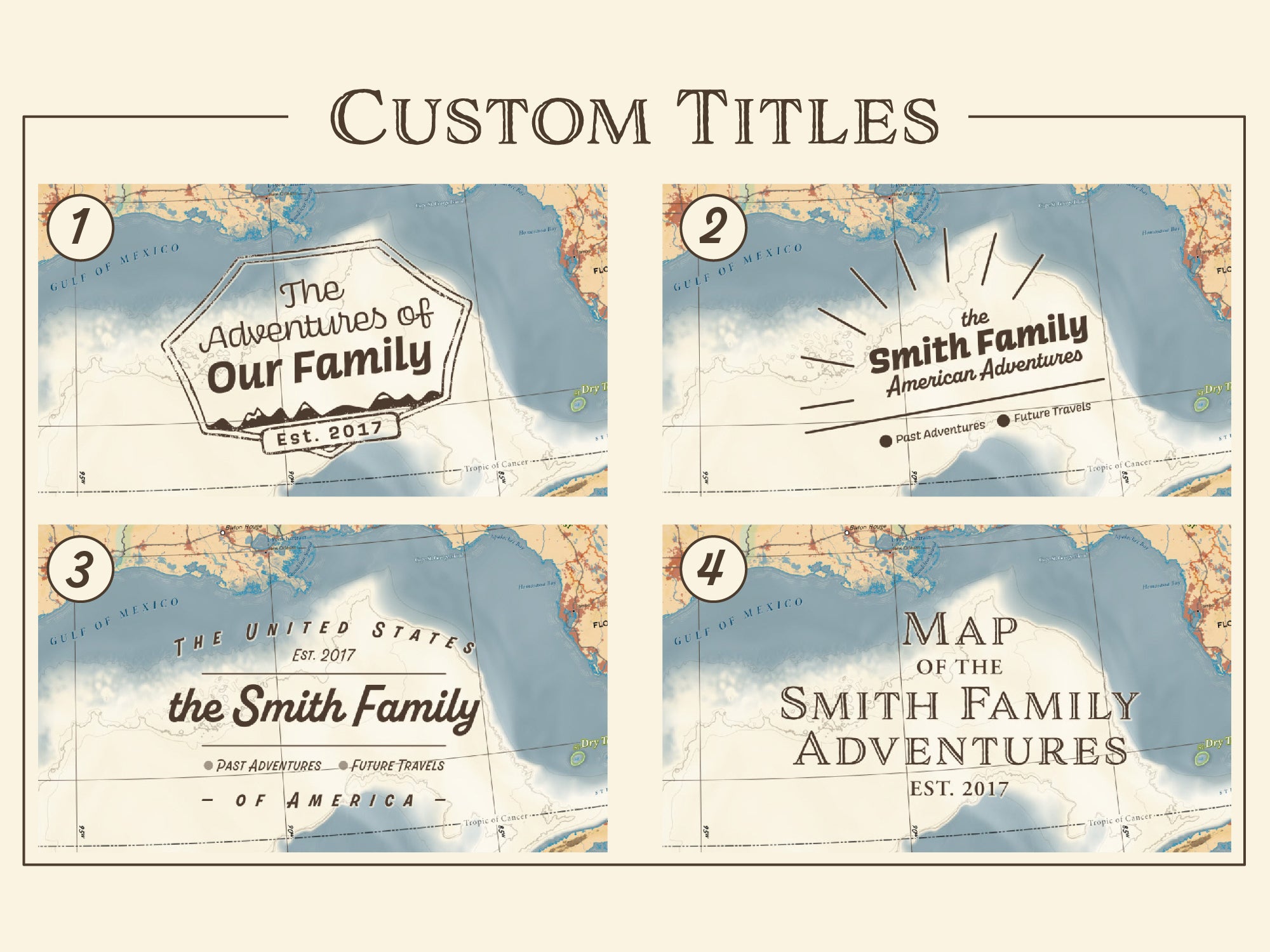 personalized legend for map