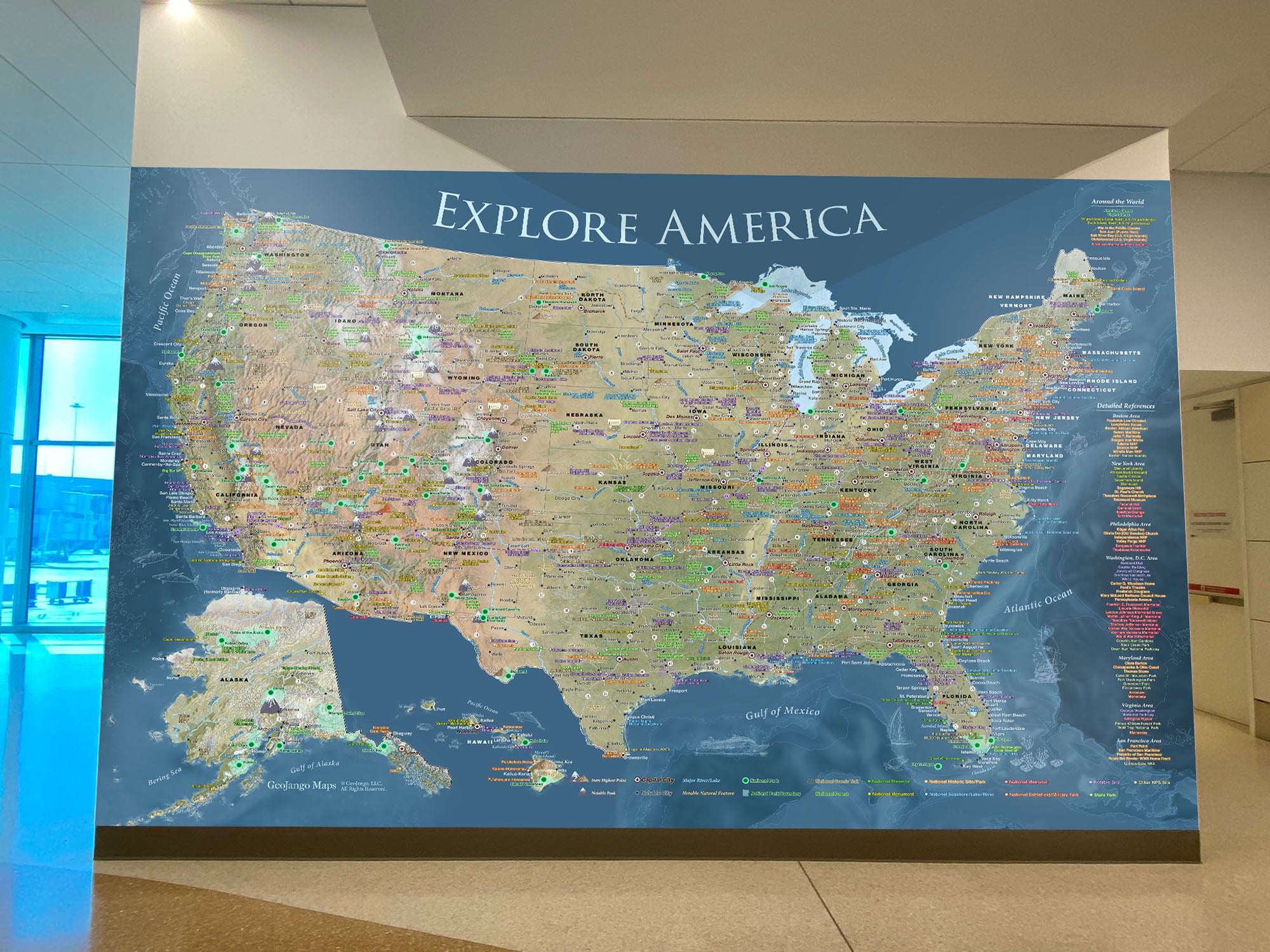 large map of national parks