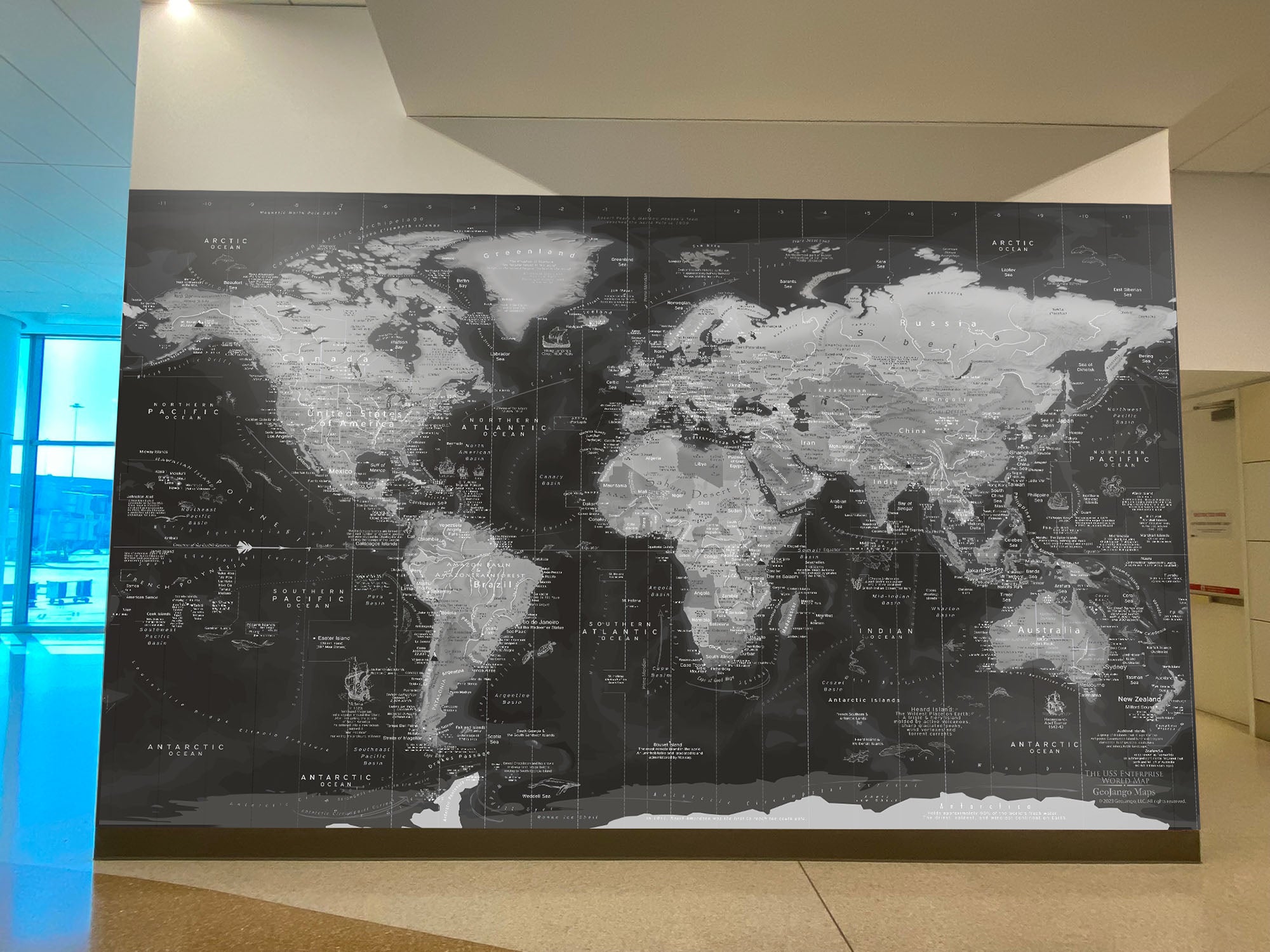 time zone map with cities