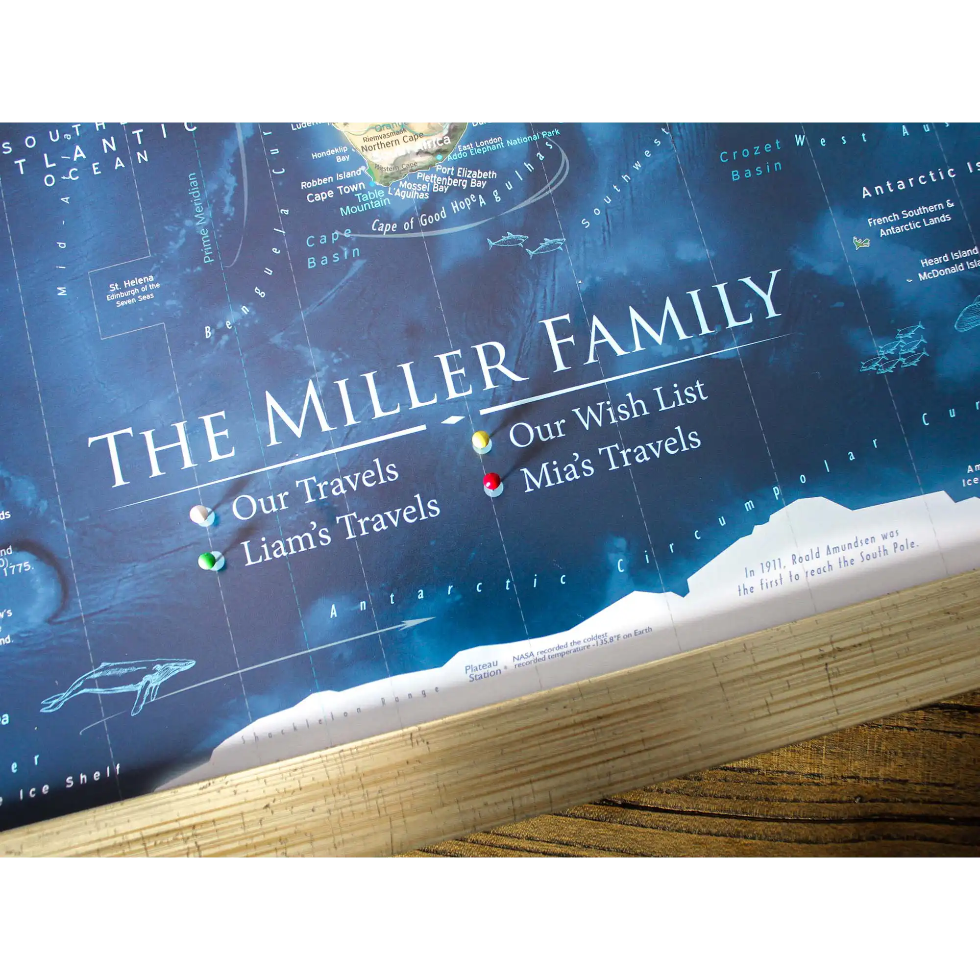 custom legend world map