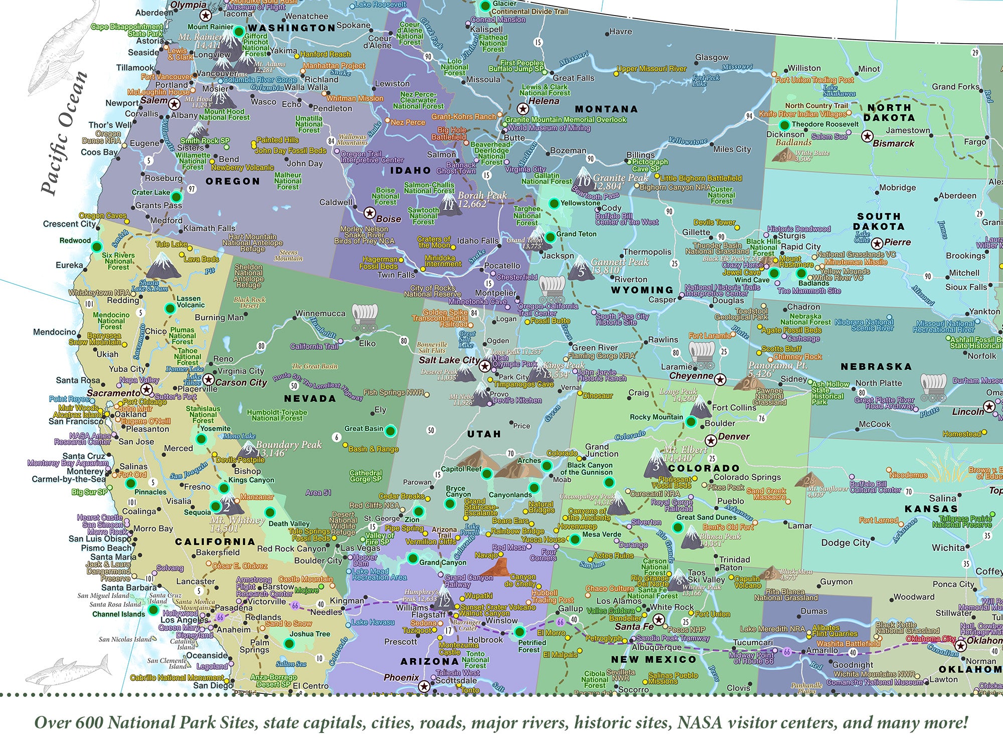 national parks map tracker