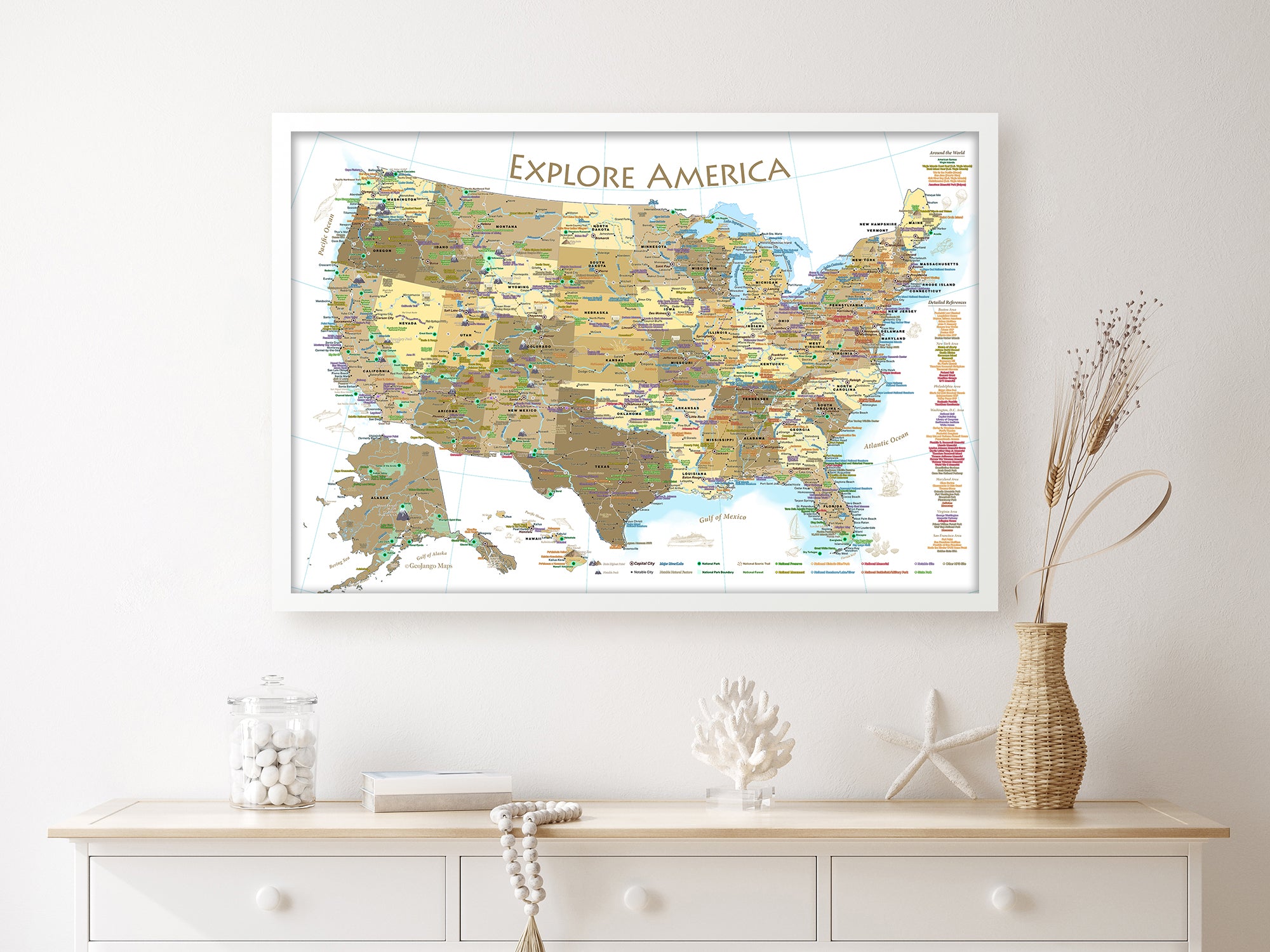 national parks map tracker