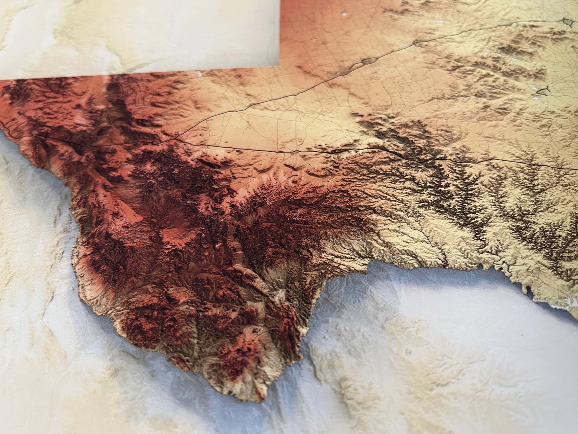 Big Bend Elevation Map