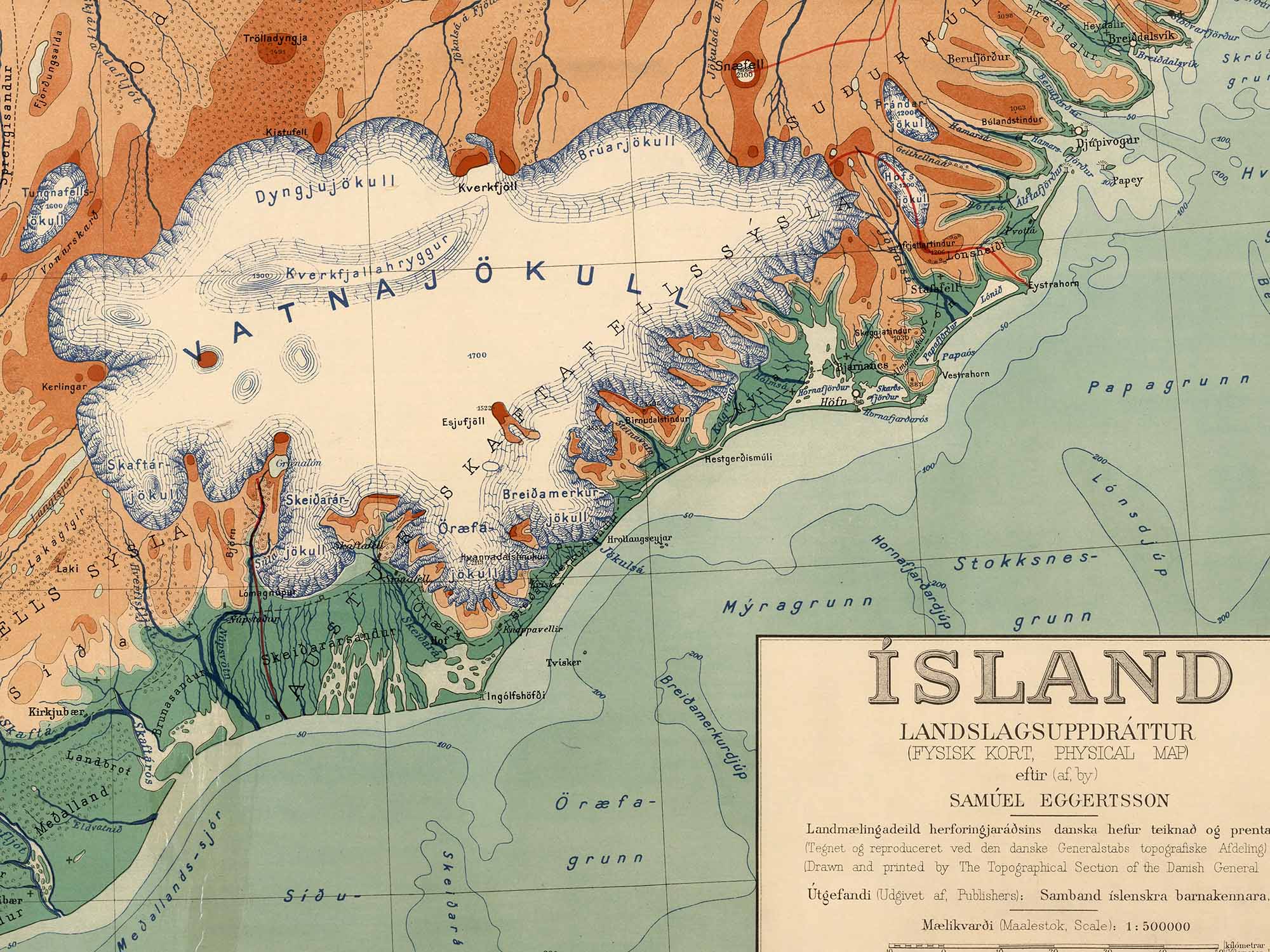 iceland national park map