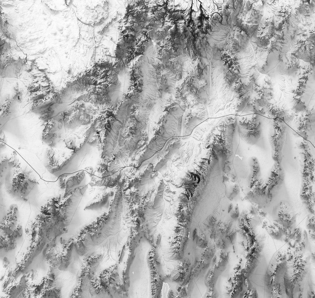 Nevada Humboldt Plains shaded relief