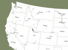 map of usa with capitals