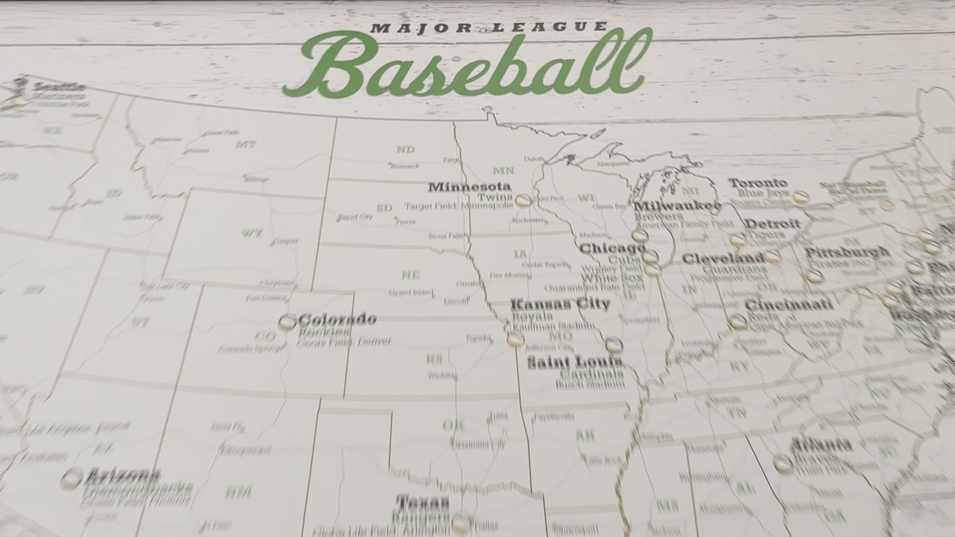 baseball team map