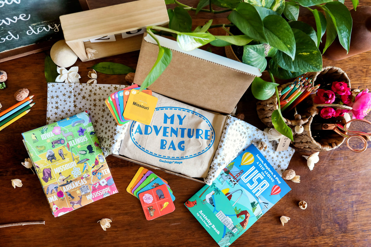 Kids Geography Map and Game Bundle – GeoJango Maps