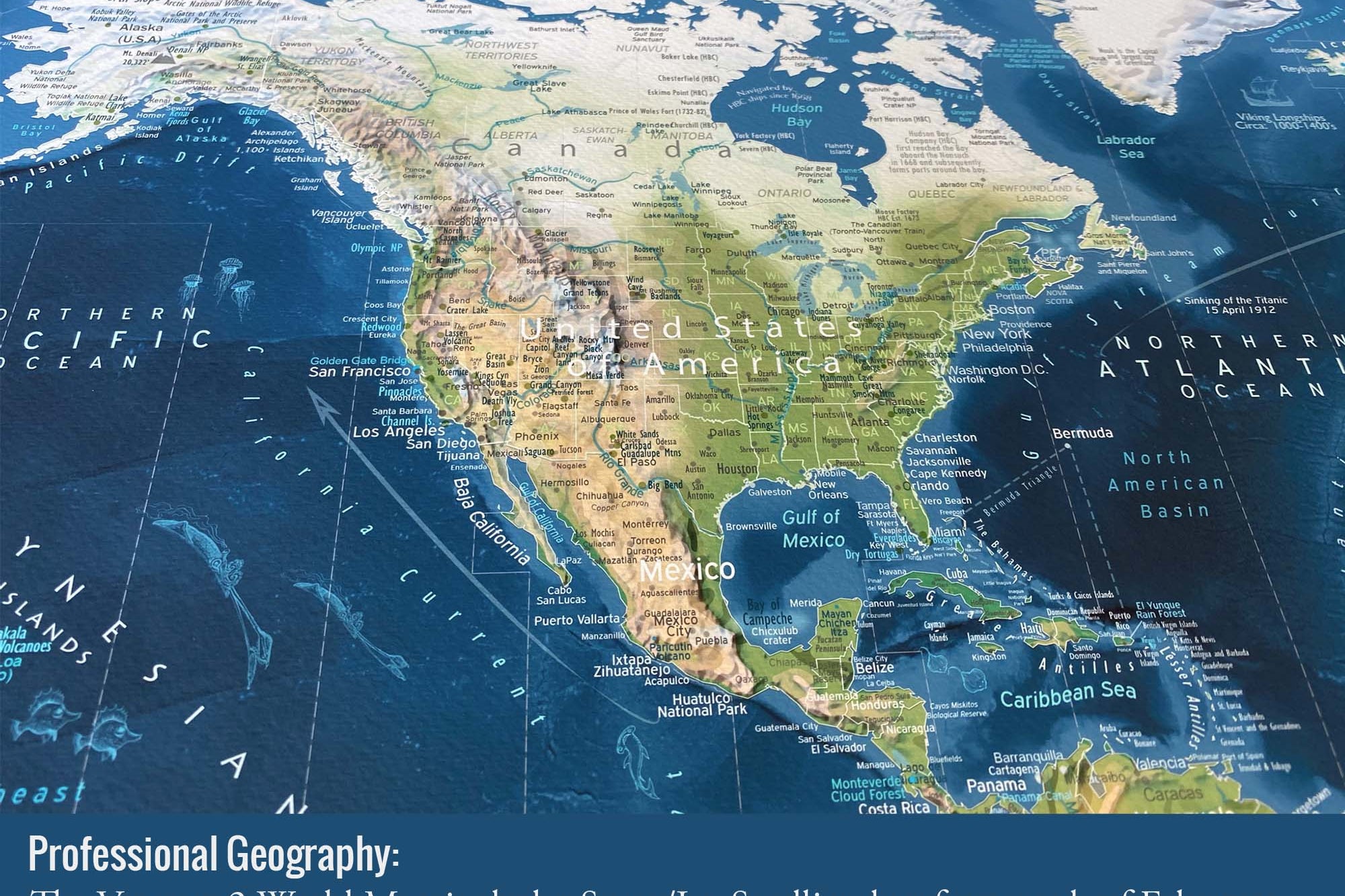 North America on World Map