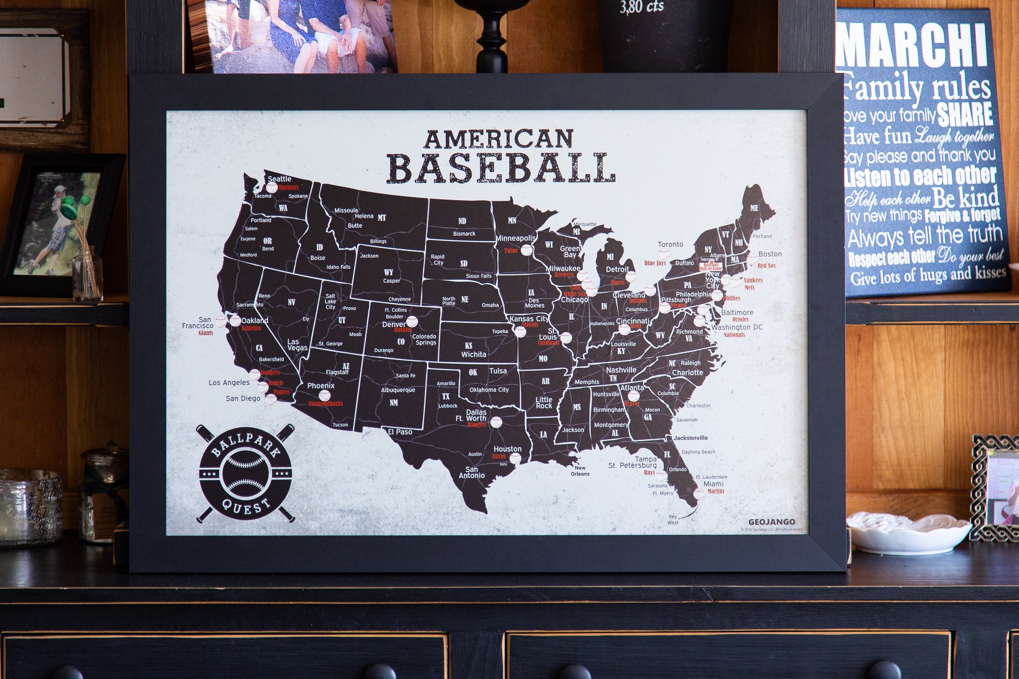 All MLB Baseball Stadium Map, MLB Teams Map – GeoJango Maps