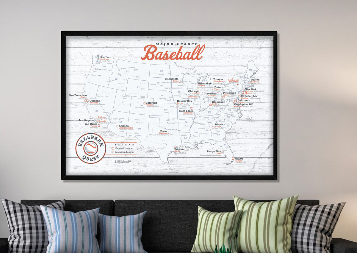 Baseball Map Above Baseball Stadium Maps – GeoJango Maps