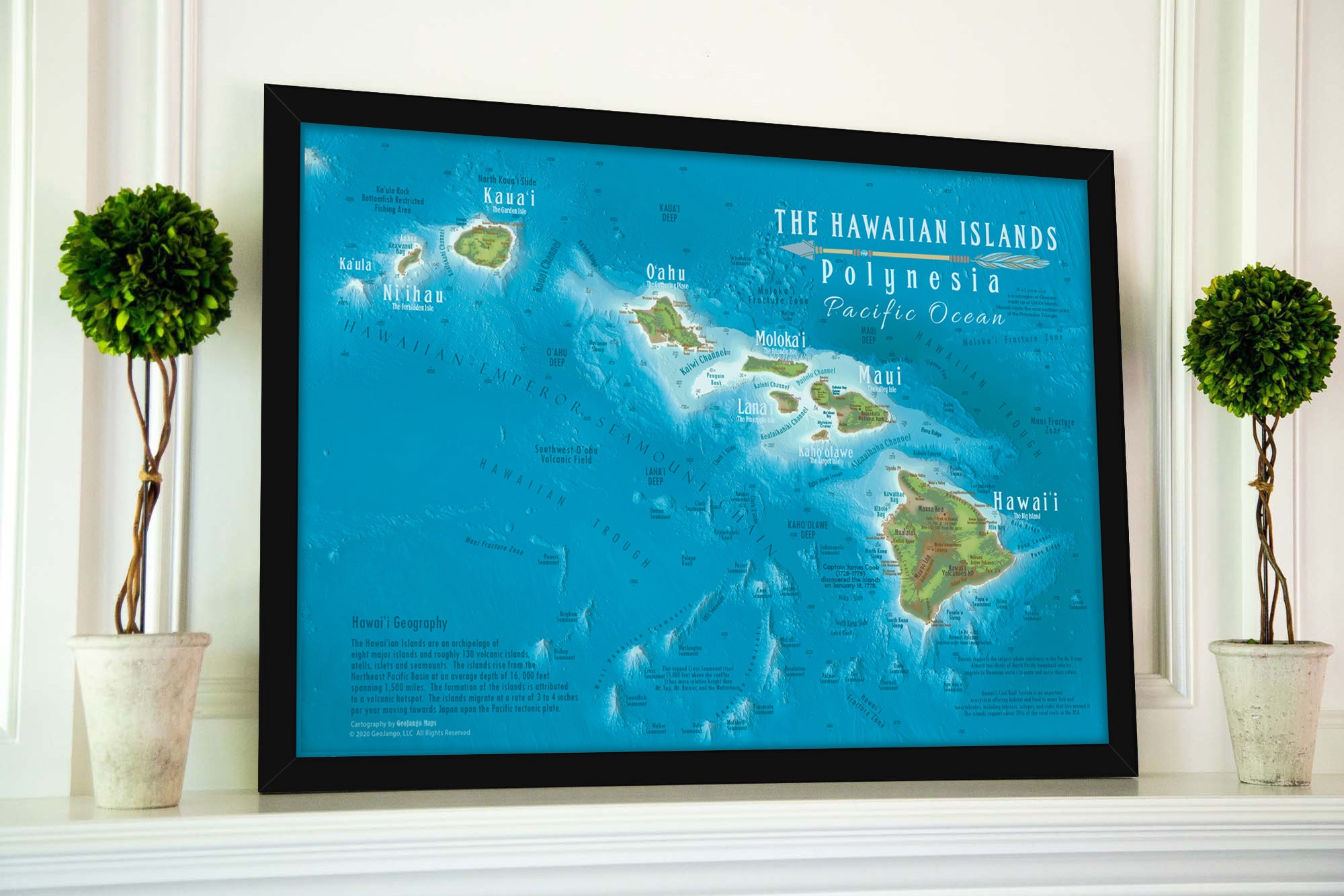 map of hawaii big island