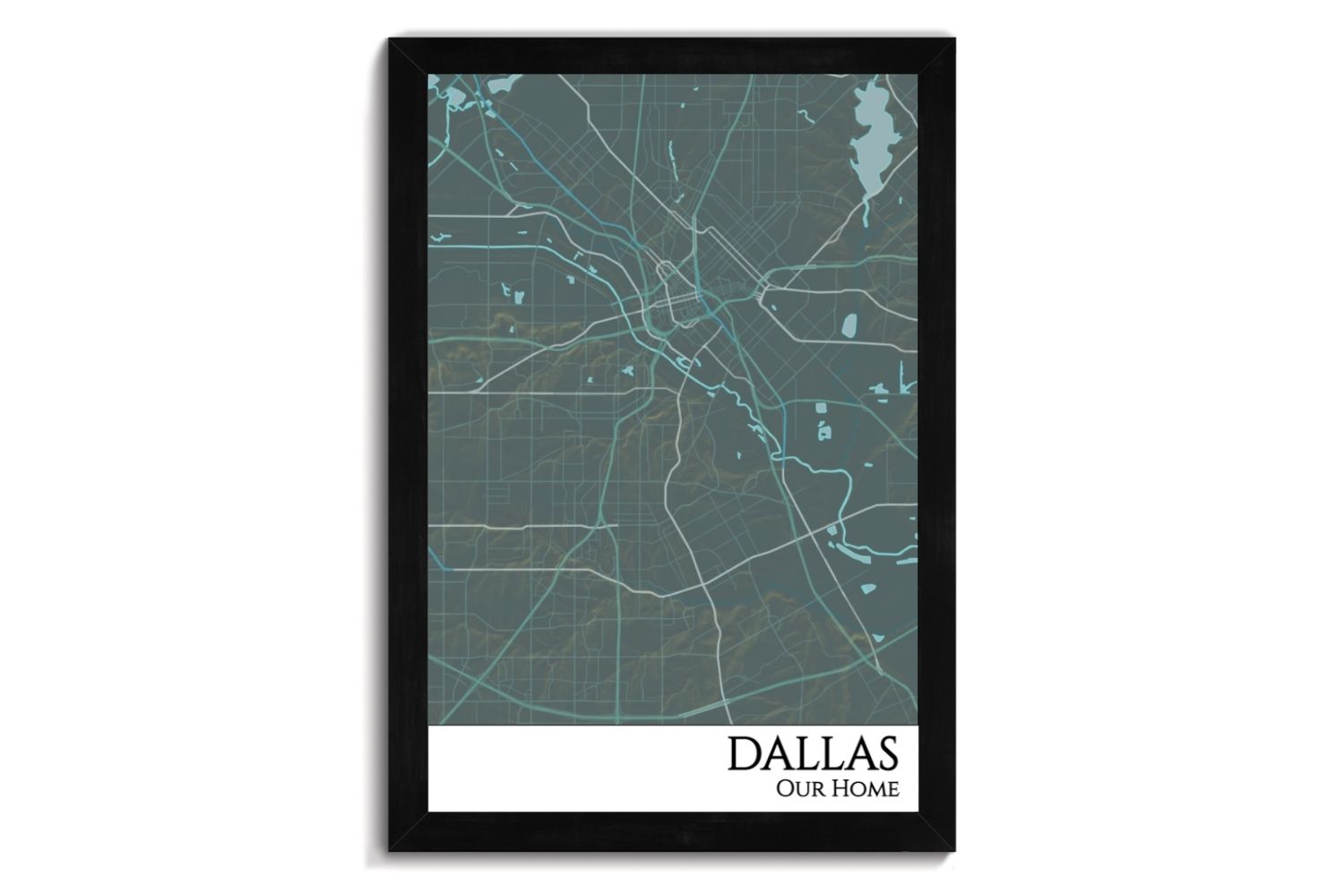 map of dallas texas