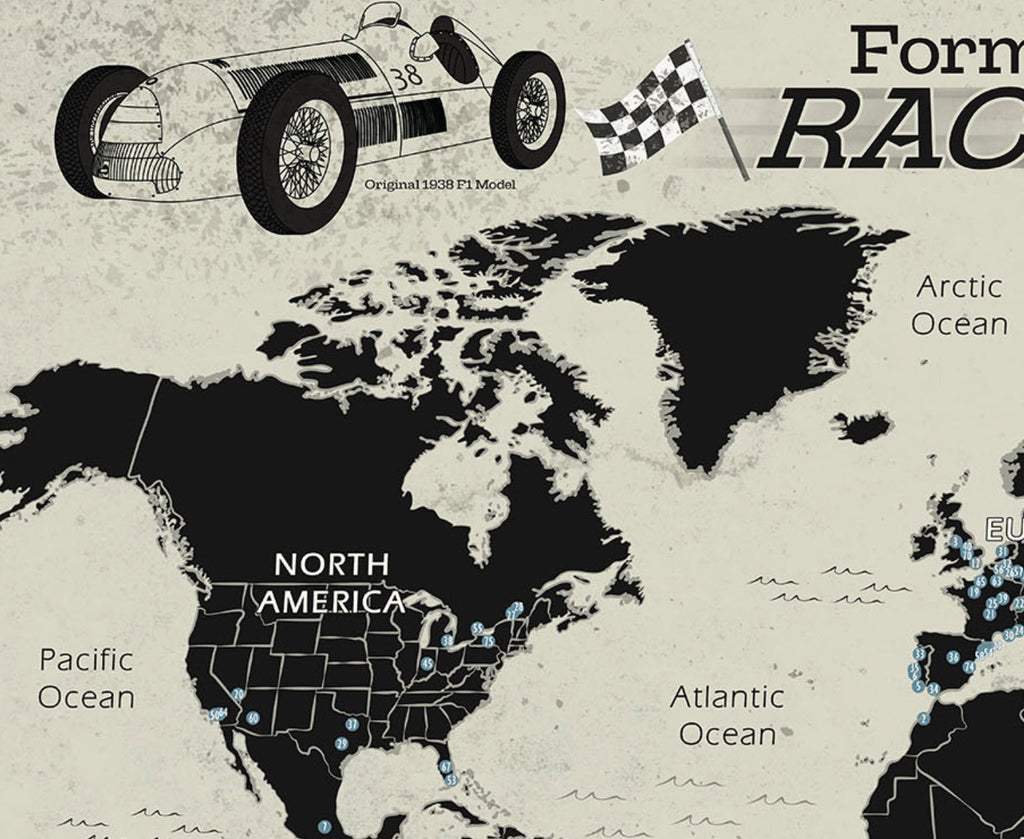 f1 racetracks map