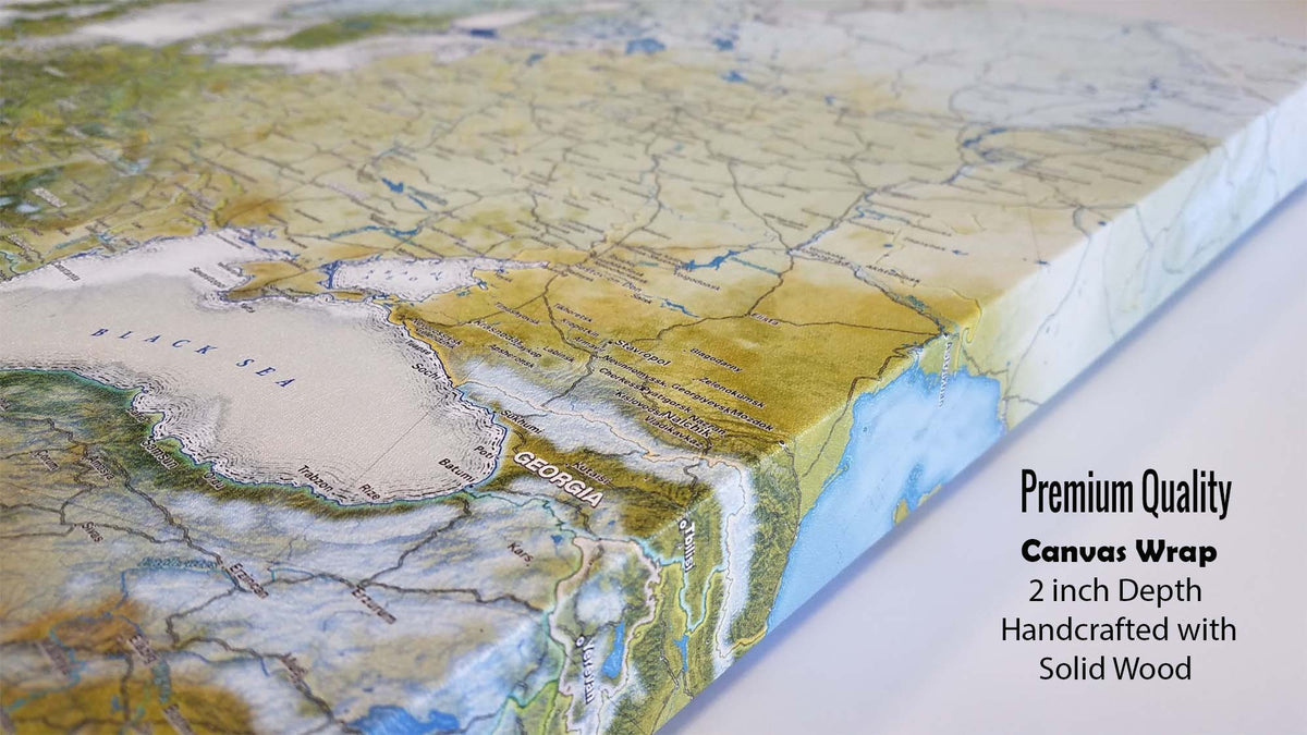 Modern Europe Map - Nautilus Travel Map Art with Pins – GeoJango Maps