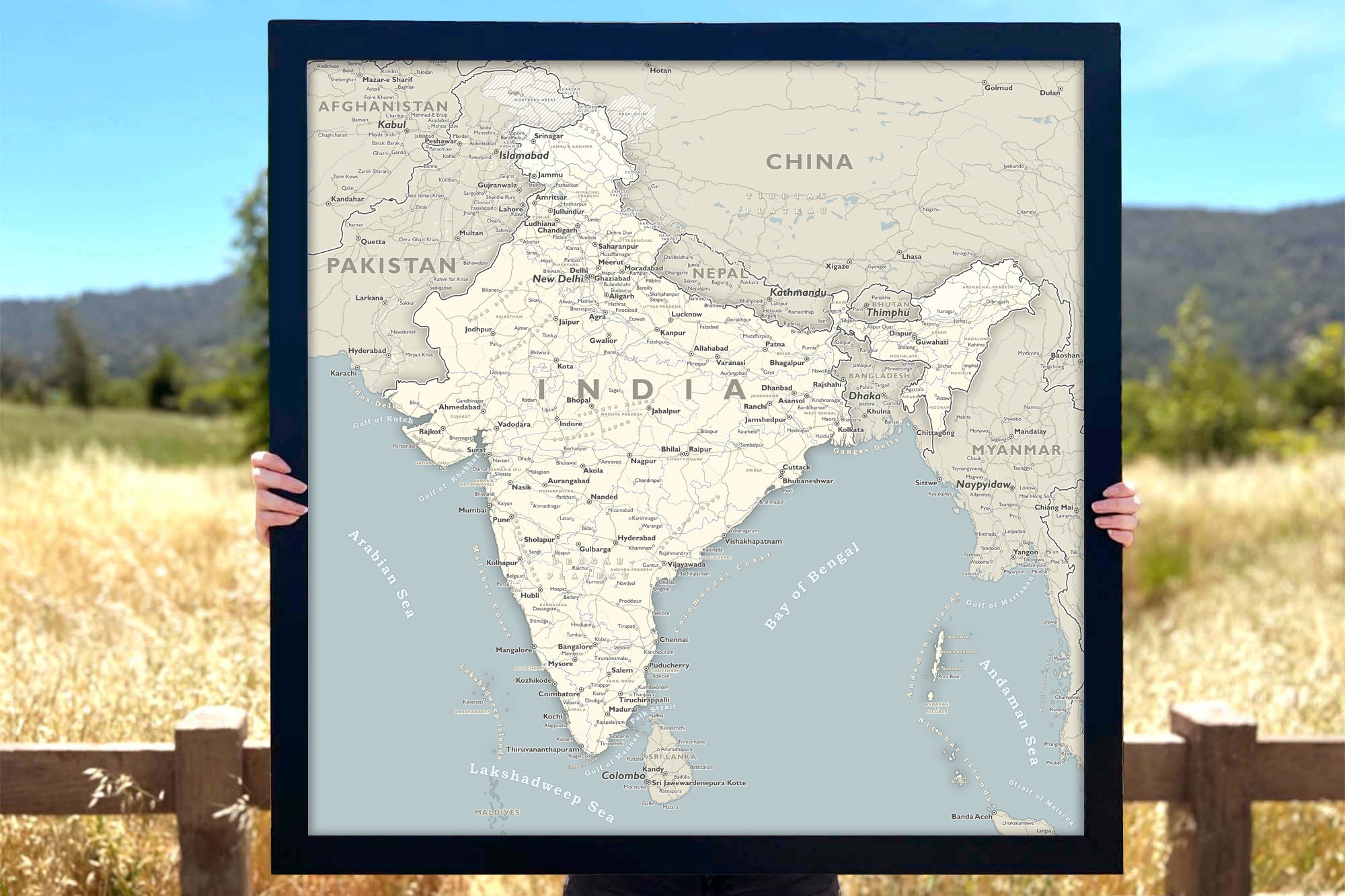 travel map of india with states
