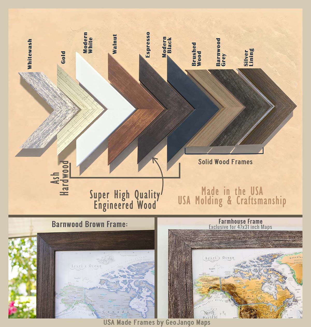 geojango frame options