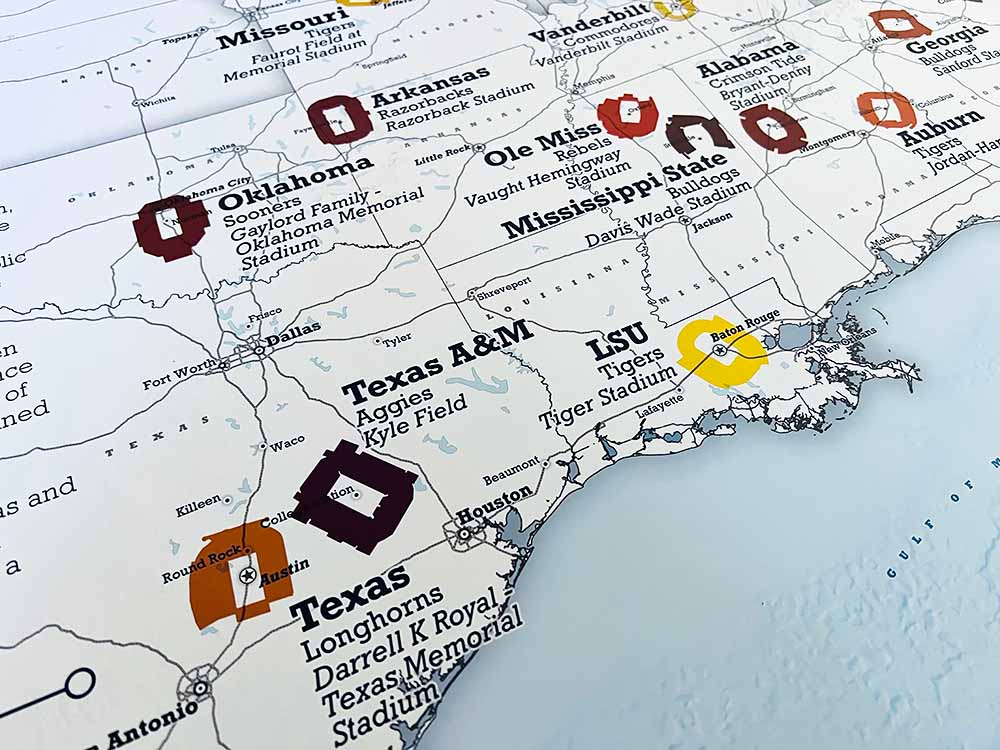 Sec Conference Map