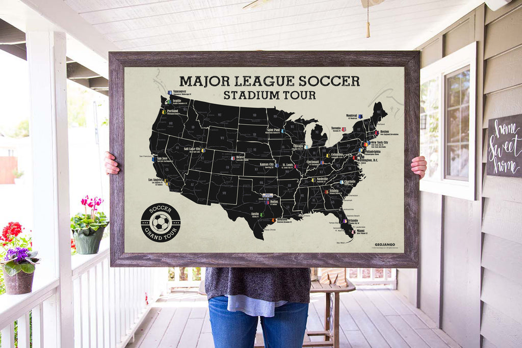 MLS soccer Teams Map