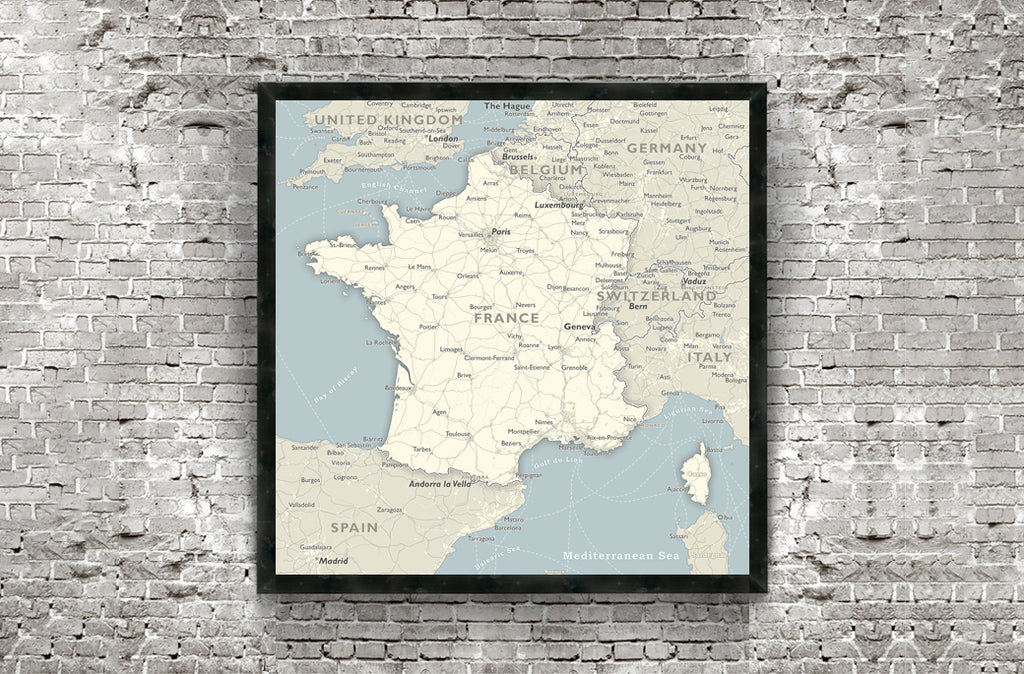 map of france with cities