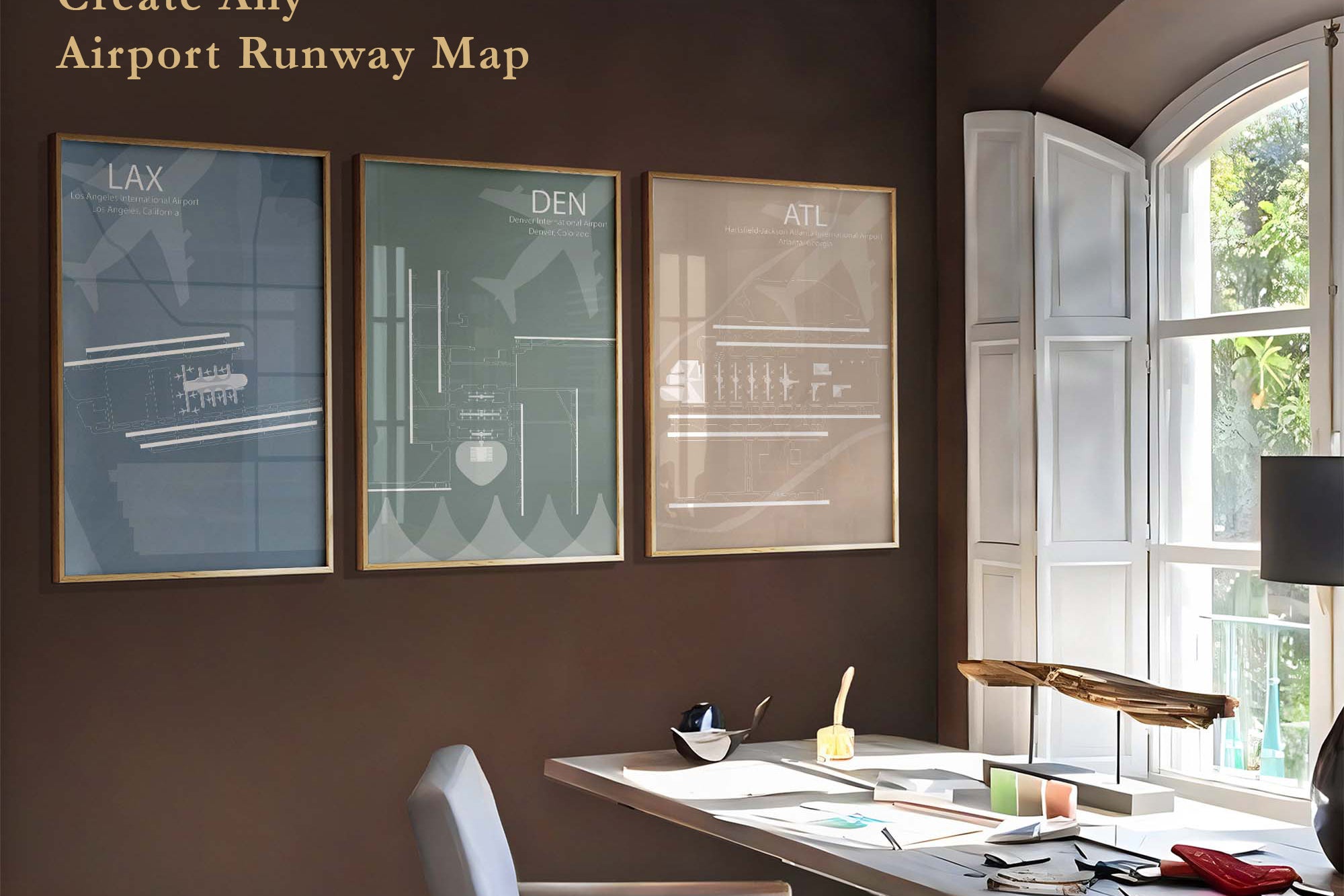Create Any Airport Runway Map