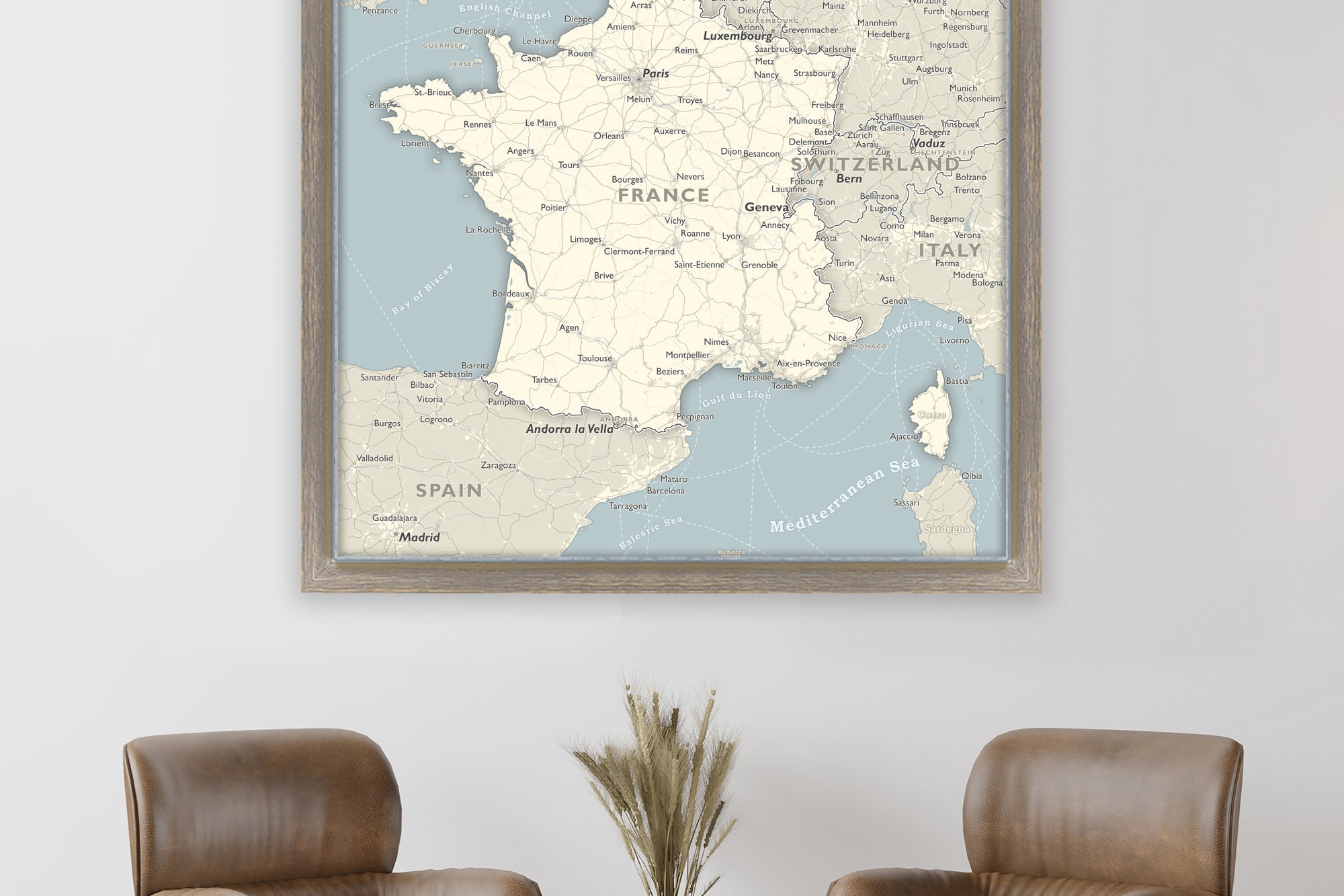 Political Map of France