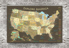 national parks usa map 
