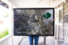 framed yosemite satellite image