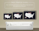 framed maps