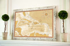 Vintage Caribbean Map