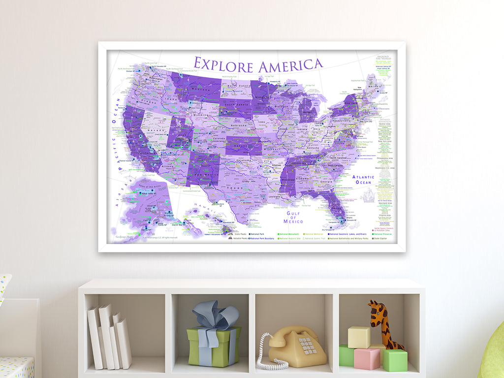 purple kids map