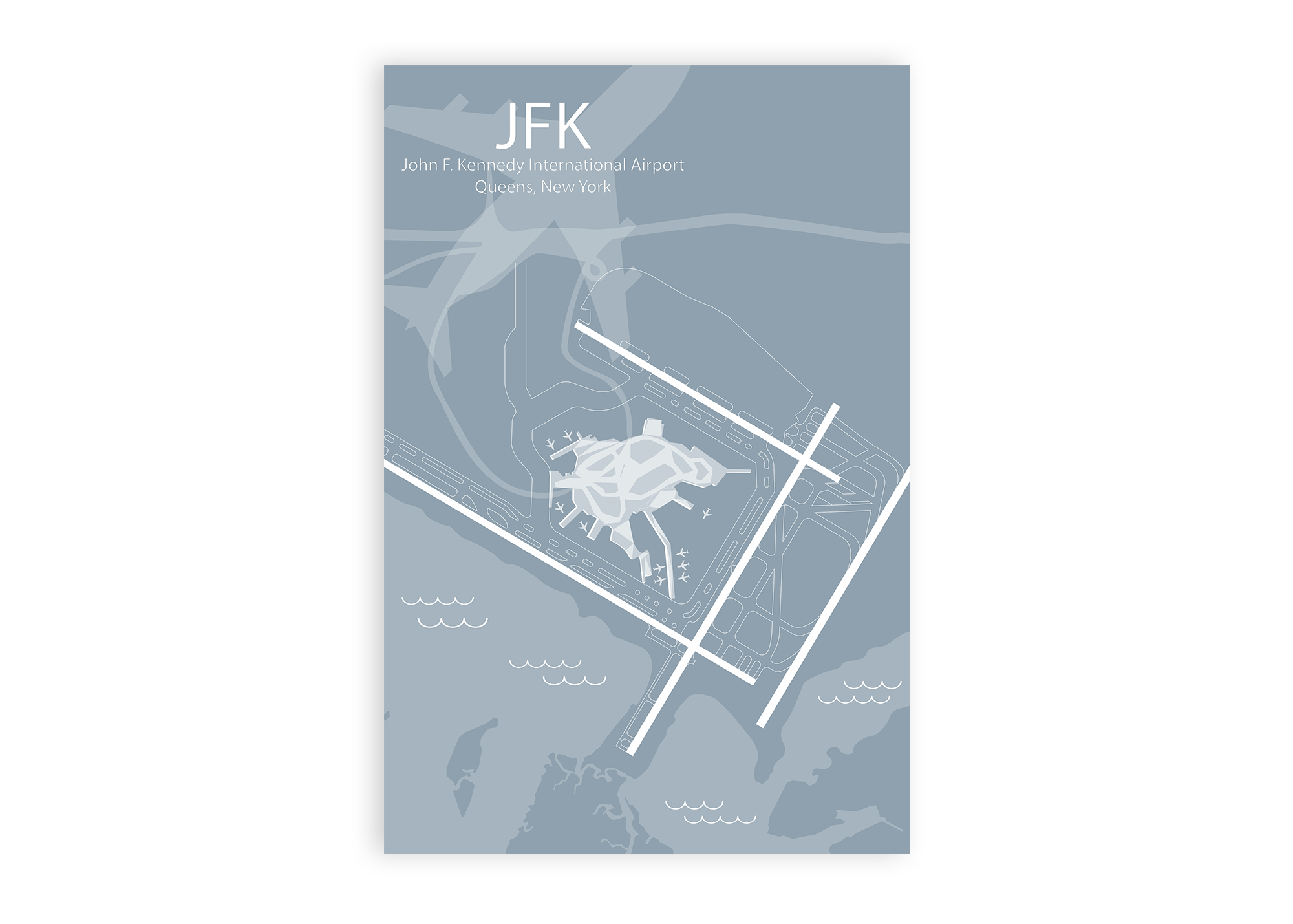 jfk airport map