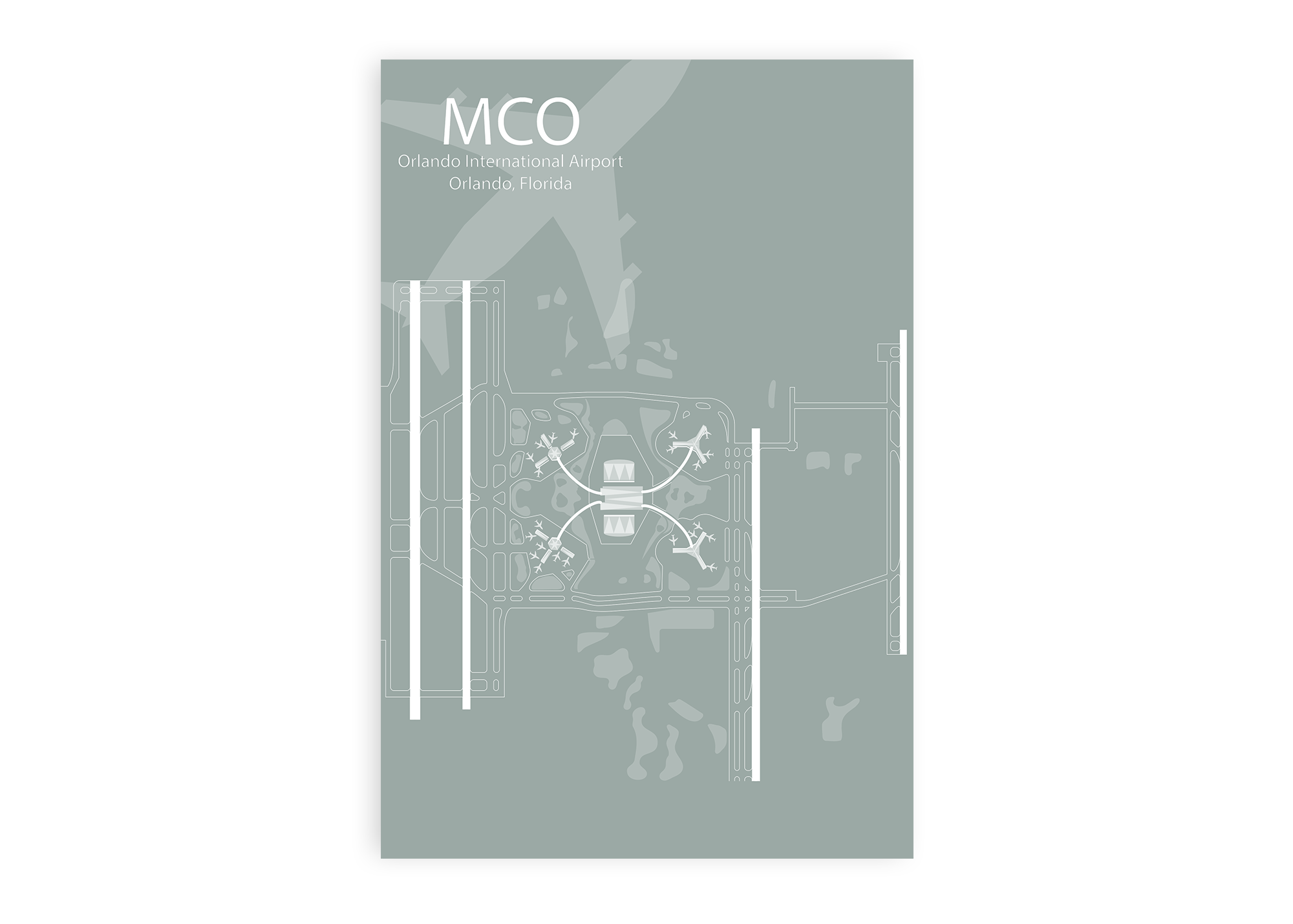 map mco airport